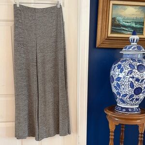 Women MSK Shimmery Polyester & Spandex Silver & Gray Wide Leg Pull On Pants Sz S